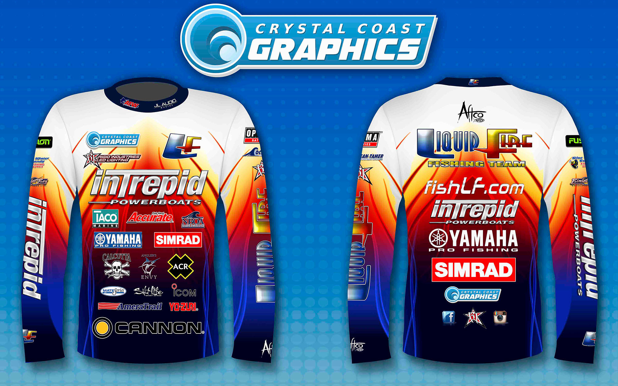 Custom Jerseys & Shirts Portfolio - Crystal Coast Graphics
