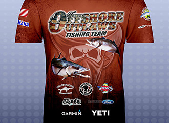 Crystal Coast Graphics designed and produced this custom jersey for .