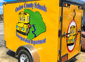 Crystal Coast Graphics designed and installed this .