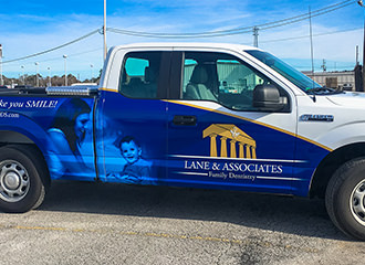 Crystal Coast Graphics designed and installed this .