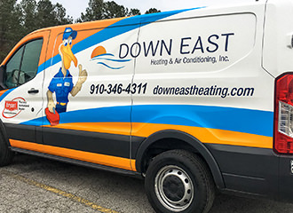 Crystal Coast Graphics designed and installed this .